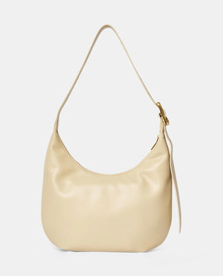 Large Everyday Croissant Buckle Bag - Cashew