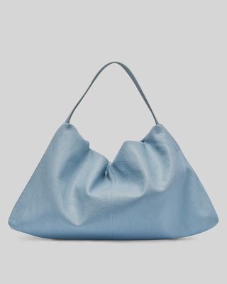 Harlow Slouch Tote - Dusty Blue