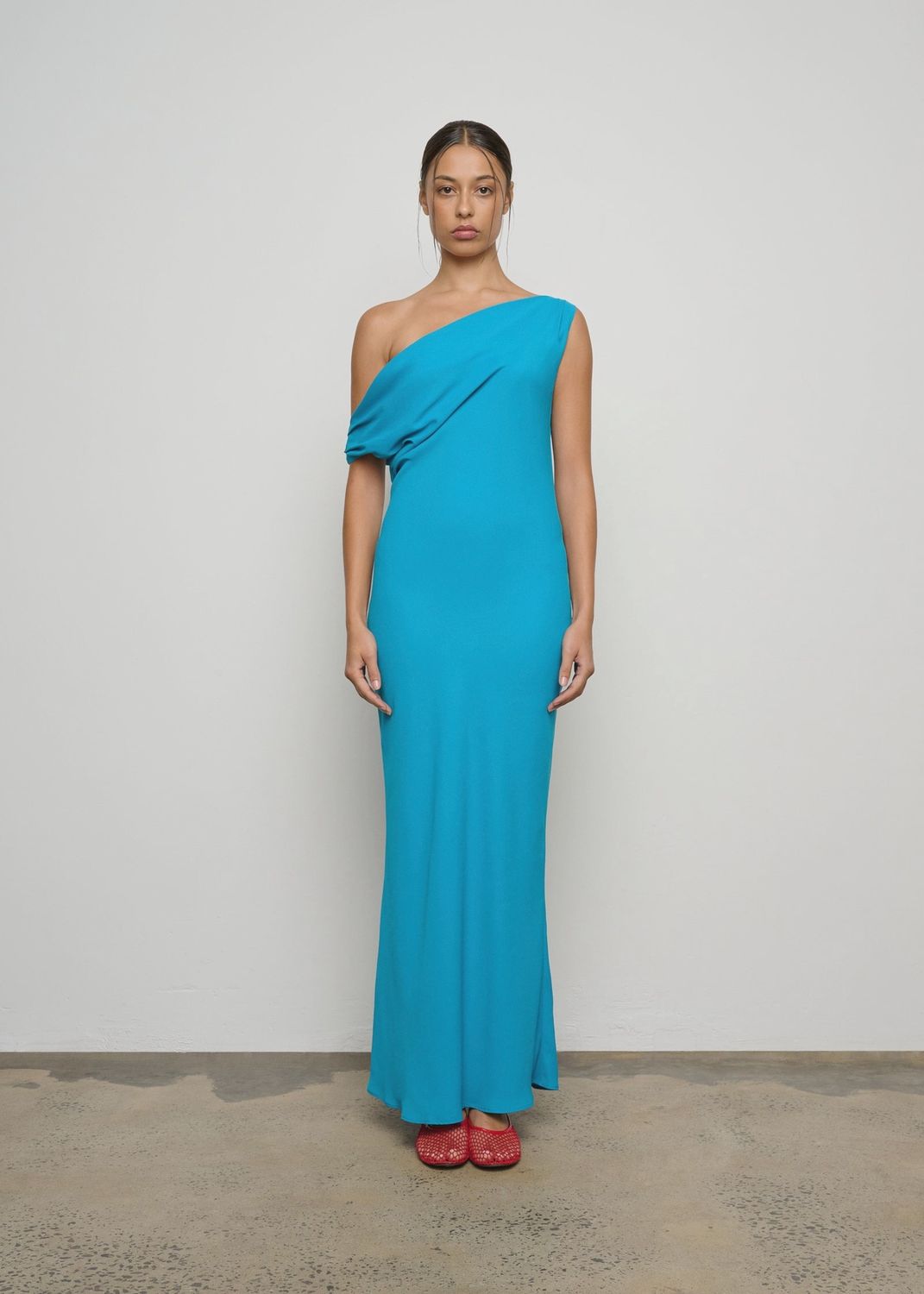 Bardot Dress - Azure
