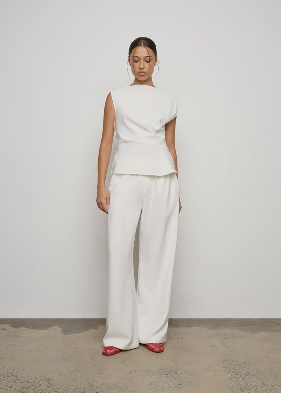 Simmons Top - Chalk