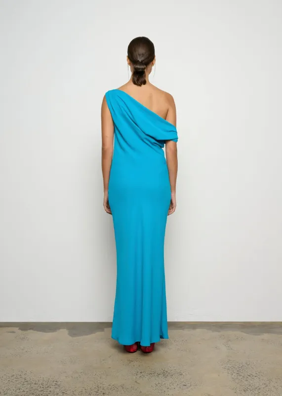 Bardot Dress - Azure
