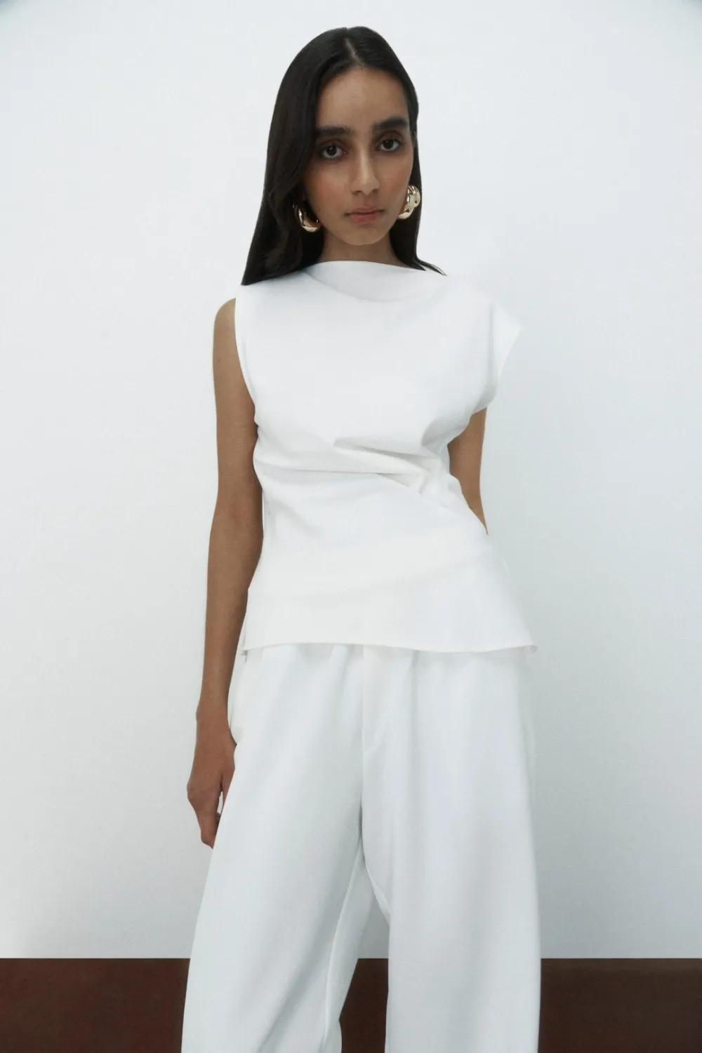 Simmons Top - Chalk