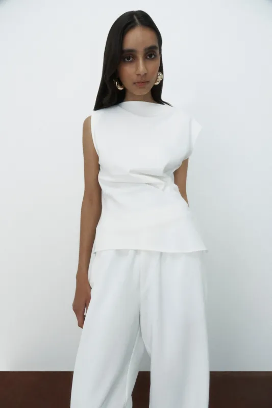 Simmons Top - Chalk