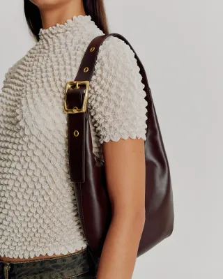 Everyday Croissant Bag - Chocolate