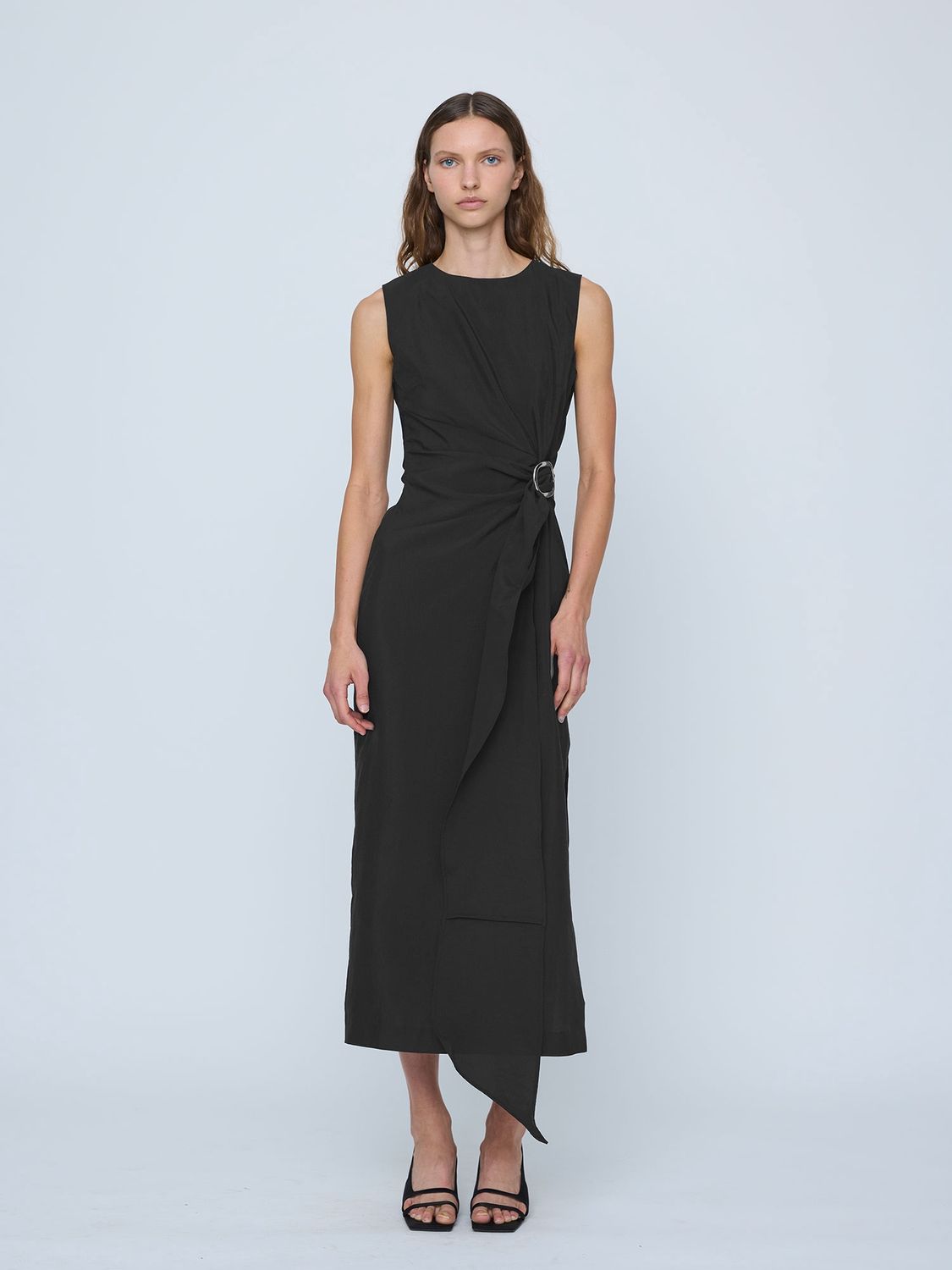 Astrid Sleeveless Maxi Dress - Black