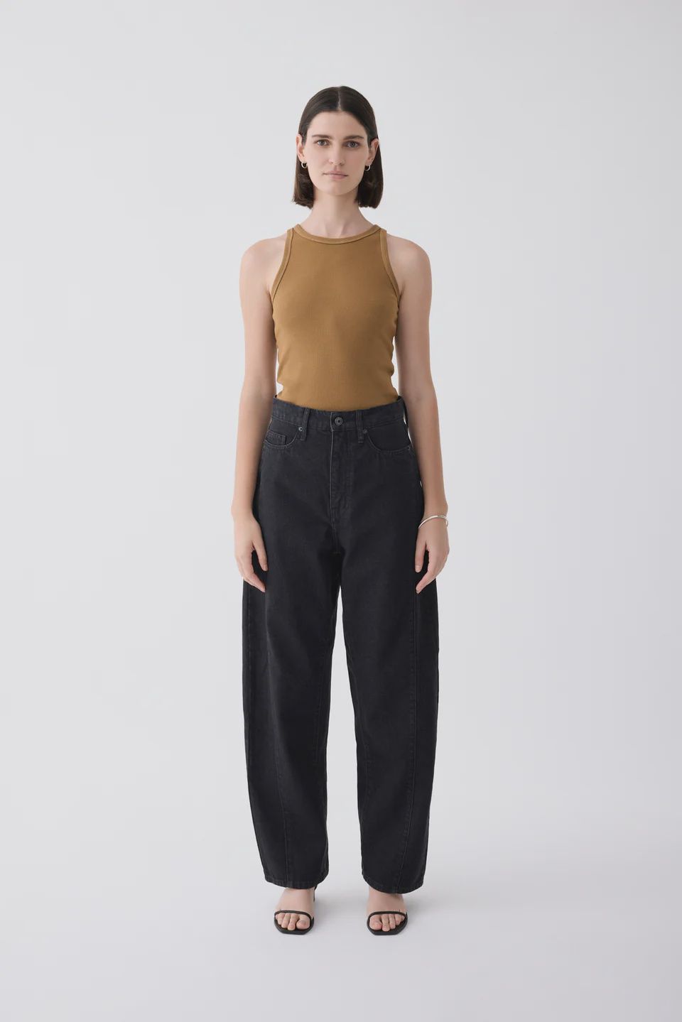 Utah Mid Slouchy Wide Jean - Black