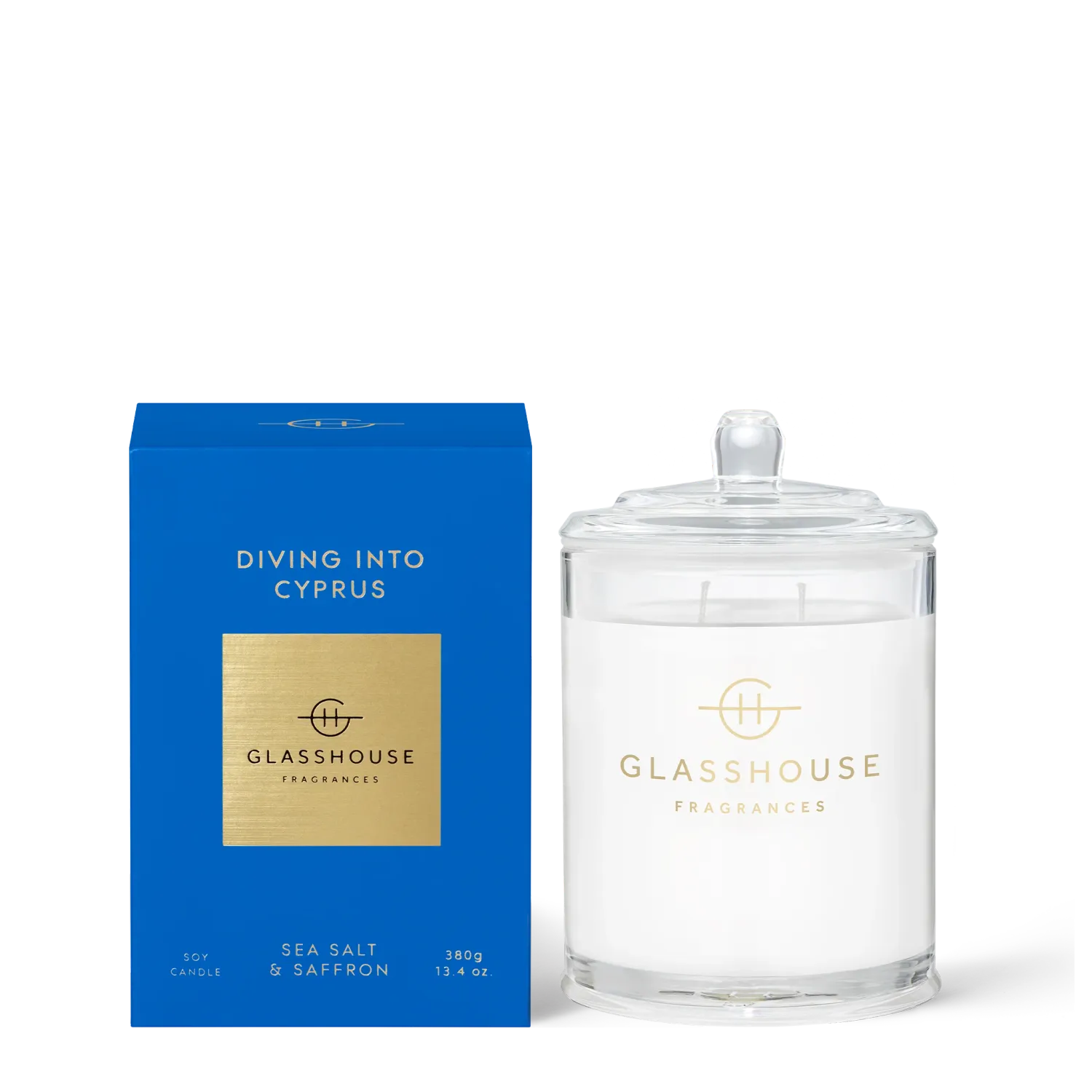 380g Triple Scented Soy Candle - Diving Into Cyprus