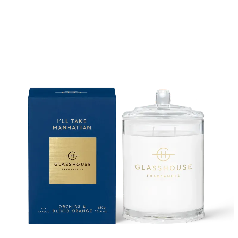 380g Triple Scented Soy Candle - I&#39;ll Take Manhattan