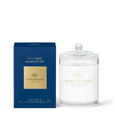 380g Triple Scented Soy Candle - I&#39;ll Take Manhattan