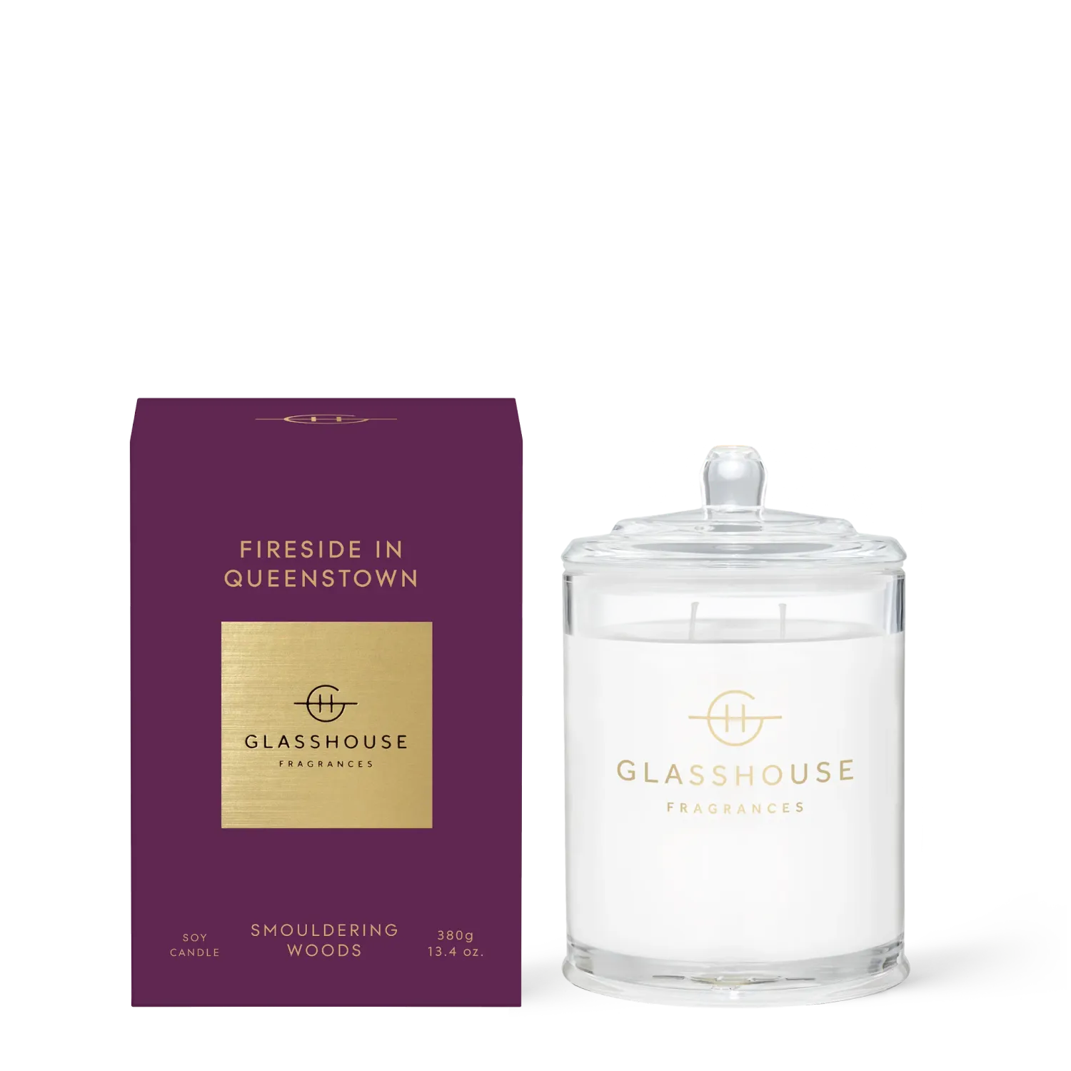 380g Triple Scented Soy Candle - Fireside In Queenstown