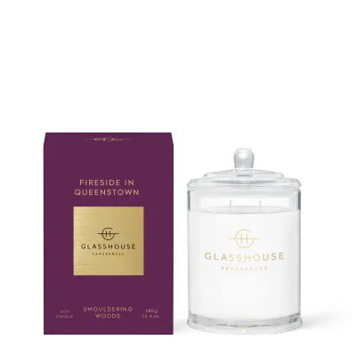 380g Triple Scented Soy Candle - Fireside In Queenstown