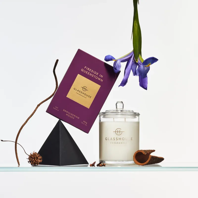 380g Triple Scented Soy Candle - Fireside In Queenstown