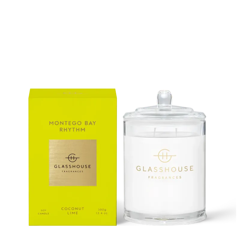 380g Triple Scented Soy Candle - Montego Bay Rhythm
