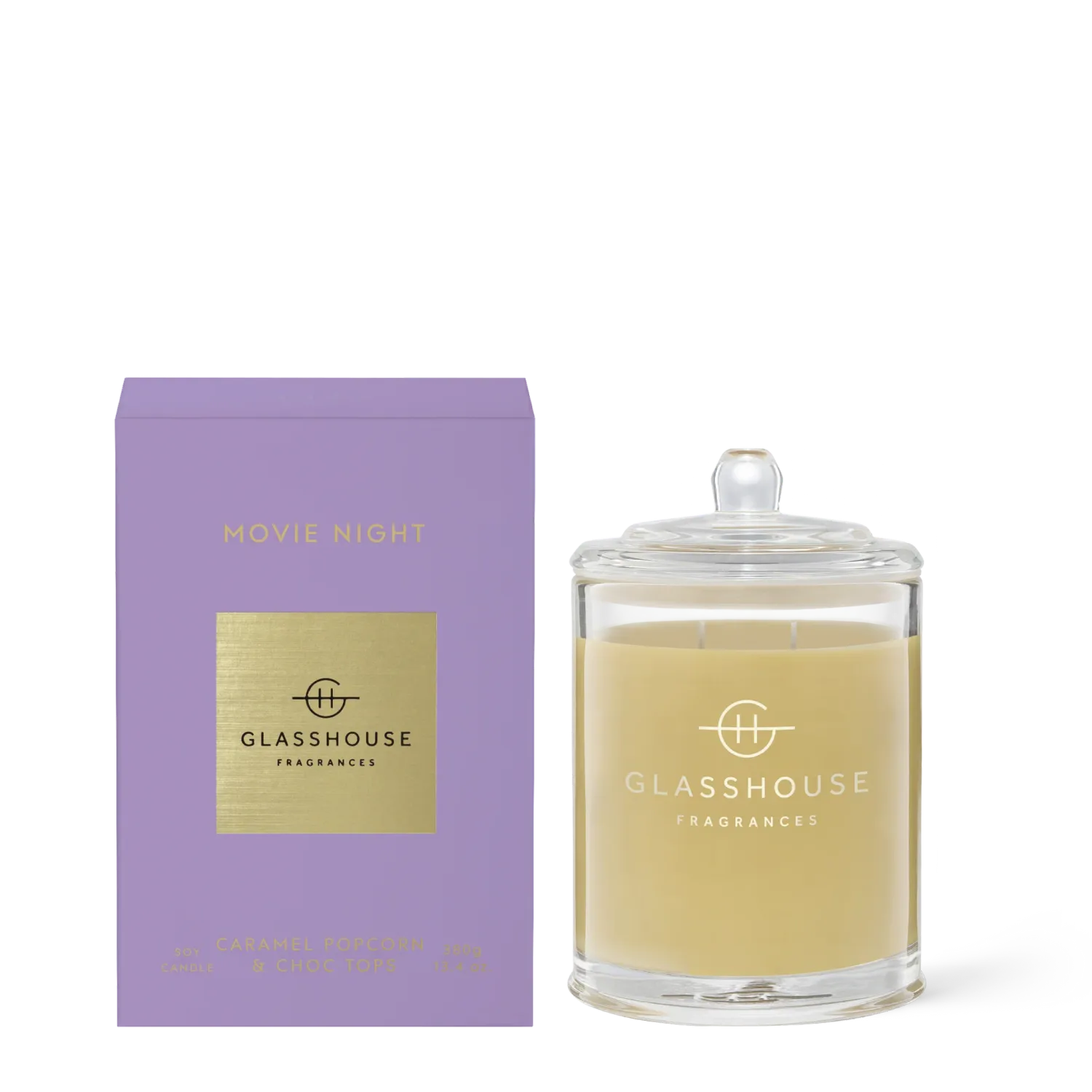 380g Triple Scented Soy Candle - Movie Night