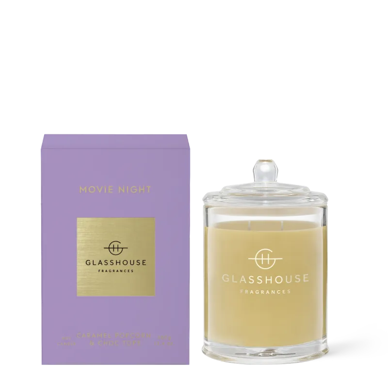 380g Triple Scented Soy Candle - Movie Night