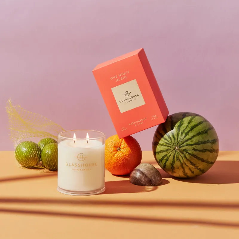 380g Triple Scented Soy Candle - One Night In Rio