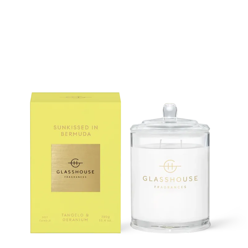 380g Triple Scented Soy Candle - Sunkissed In Bermuda