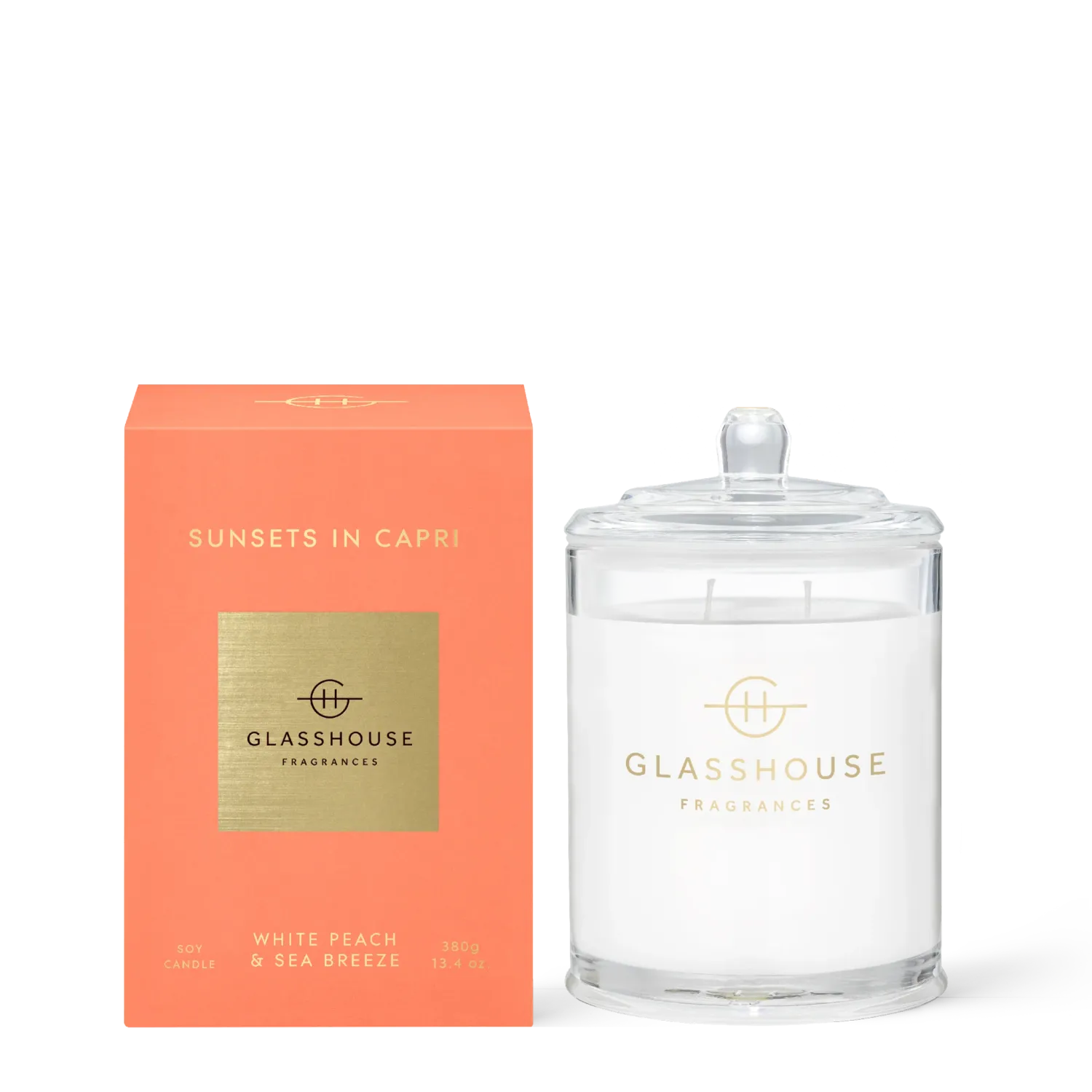 380g Triple Scented Soy Candle - Sunsets In Capri