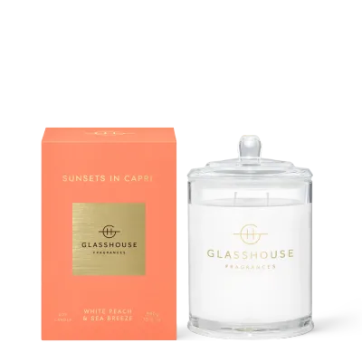 380g Triple Scented Soy Candle - Sunsets In Capri