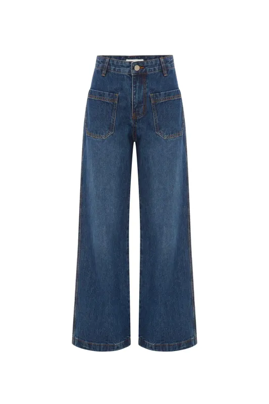 Jahmain Straight Jeans - Classic Indigo