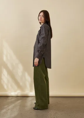 Audrey Cord Trouser - Artichoke