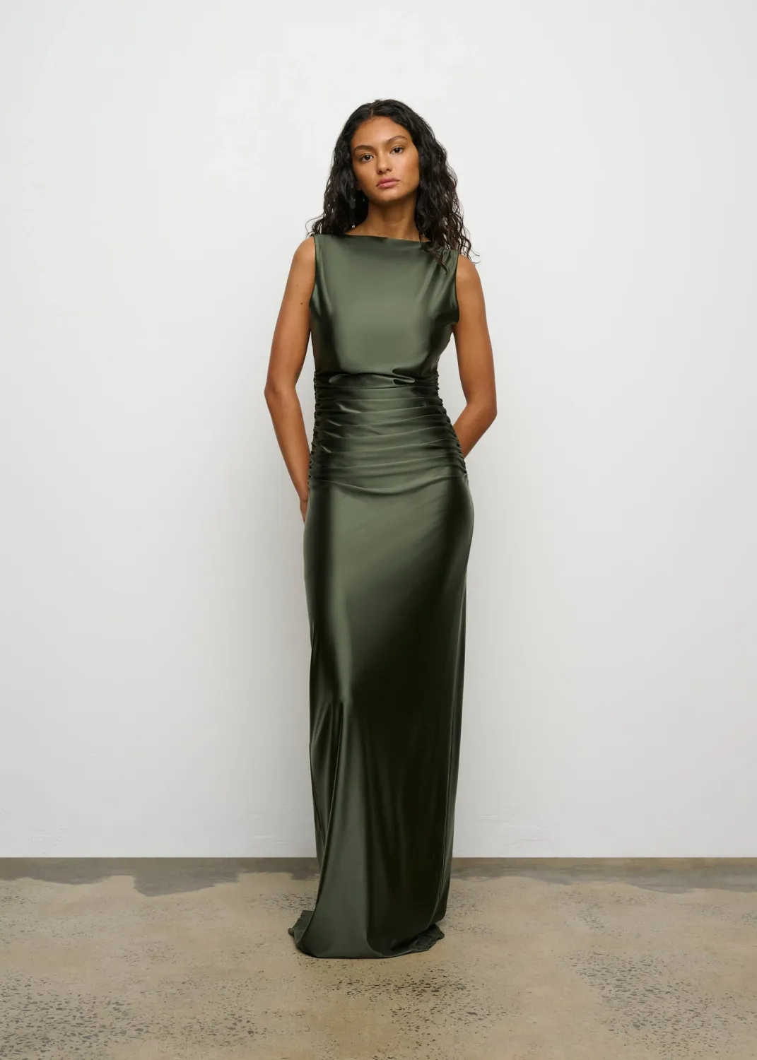 Irina Dress - Hunter