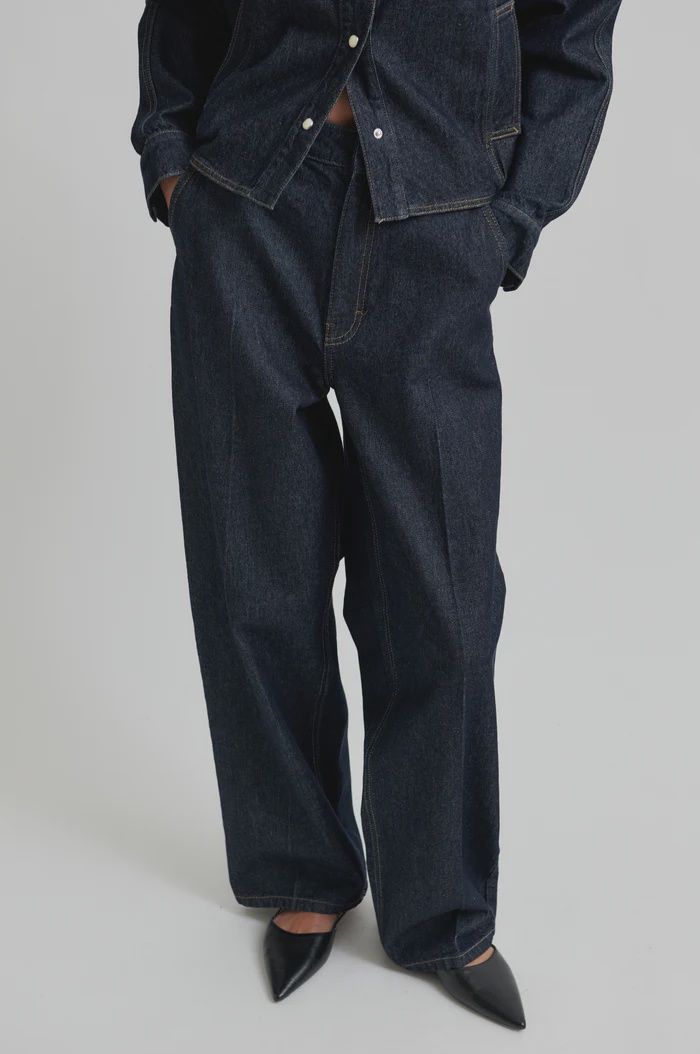Columbus New Denim Trousers - Dark Denim