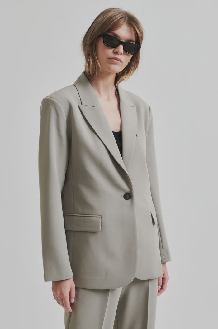 Evie New Fit Blazer - Elephant Skin