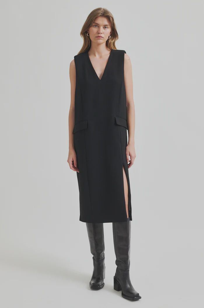 Fique Spencer Dress - Black