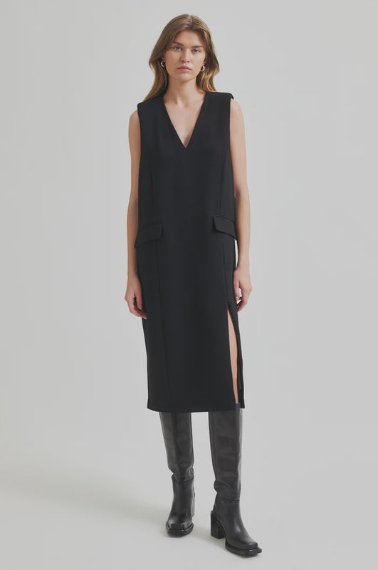 Fique Spencer Dress - Black