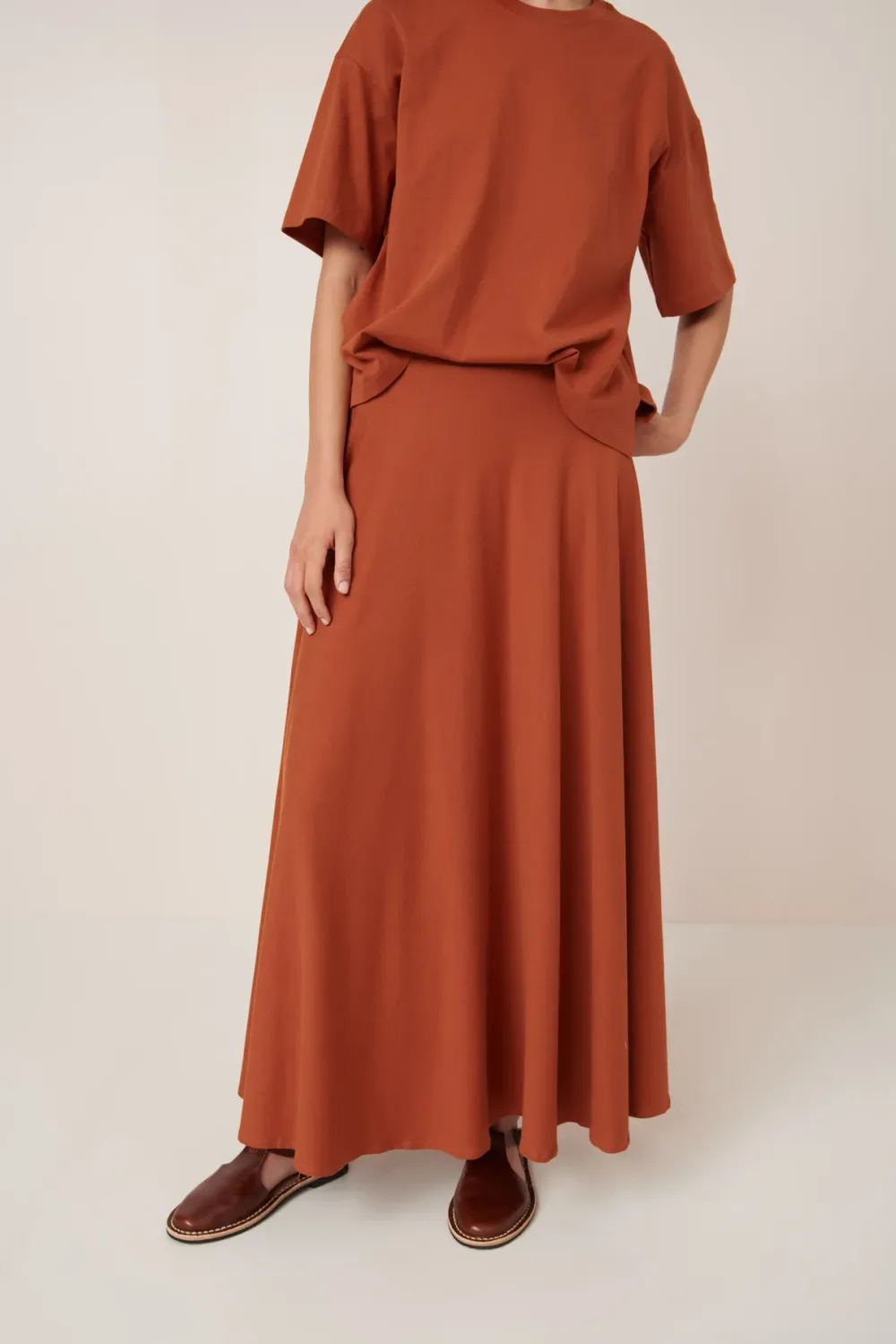 Sphere Skirt - Clay Red