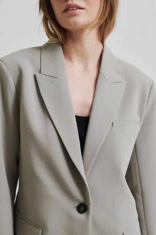 Evie New Fit Blazer - Elephant Skin