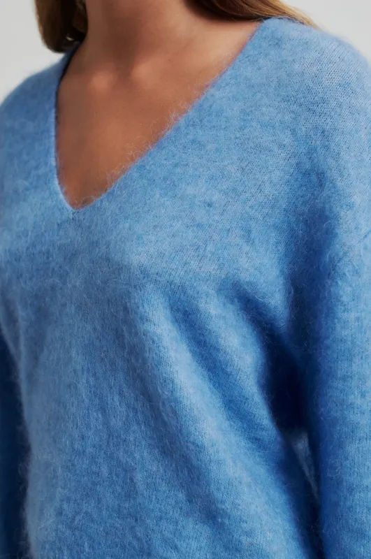 Camryn V Neck Knit - Marina