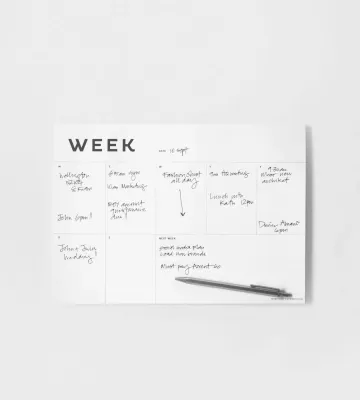 A4 WEEKLY PLANNER