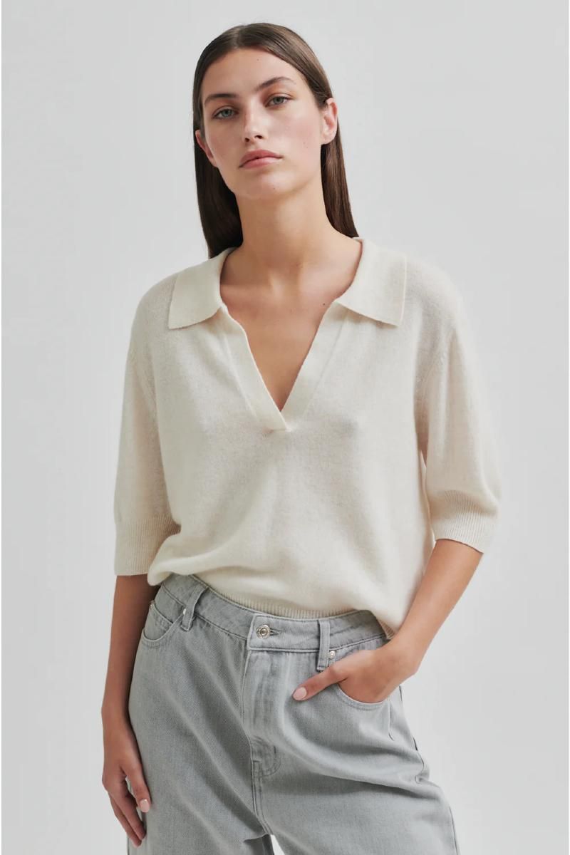 Vilena Knit - White Alyssum