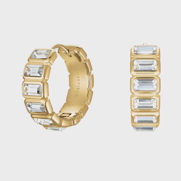 Iconic Octagon Hoops - Gold