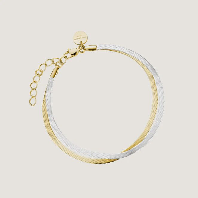Snake Duotone Bracelet - Gold/Silver