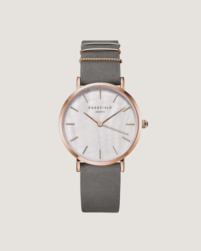 West Village Watch - Grey Suede