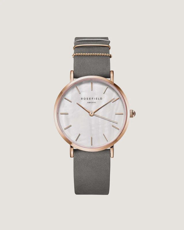 West Village Watch - Grey Suede