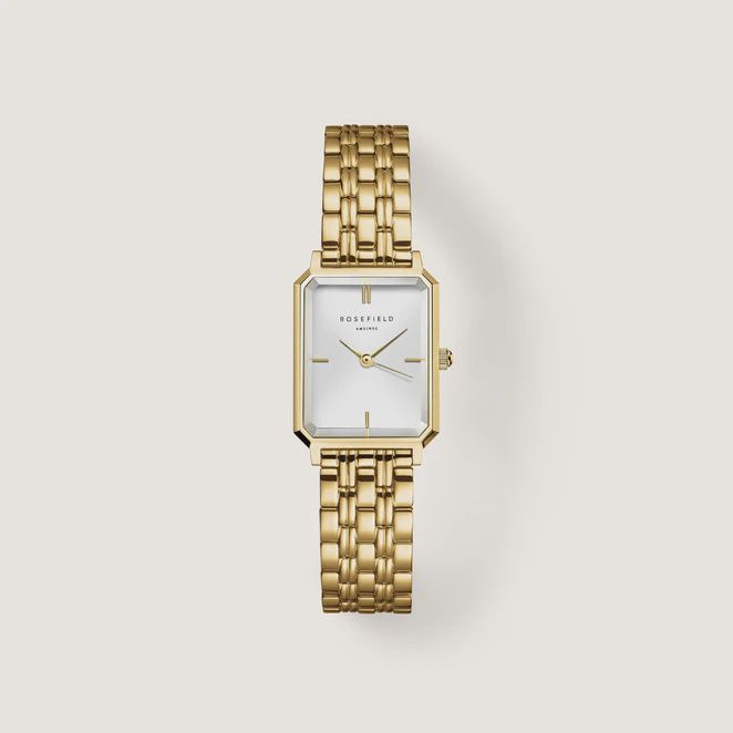 Octagon XS Watch - White/Gold