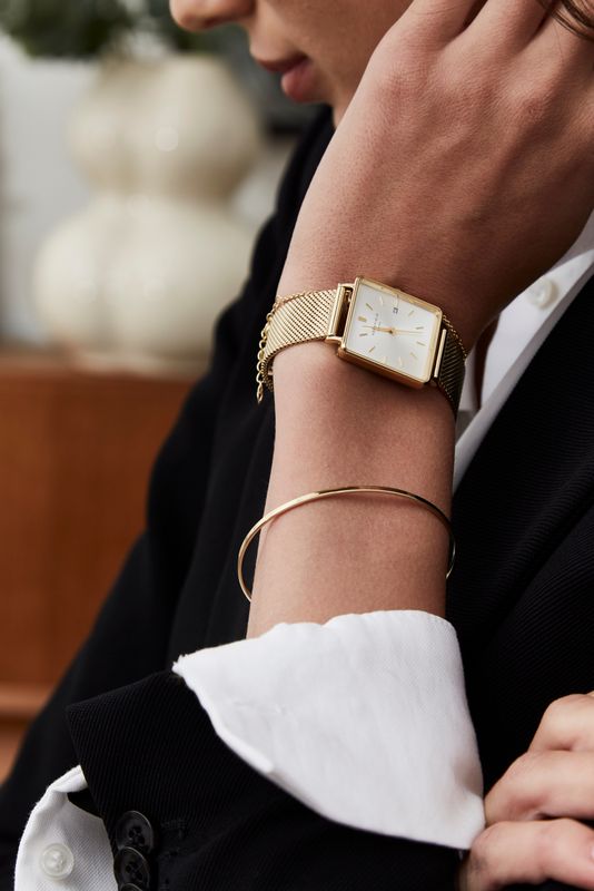 Boxy Watch - Gold