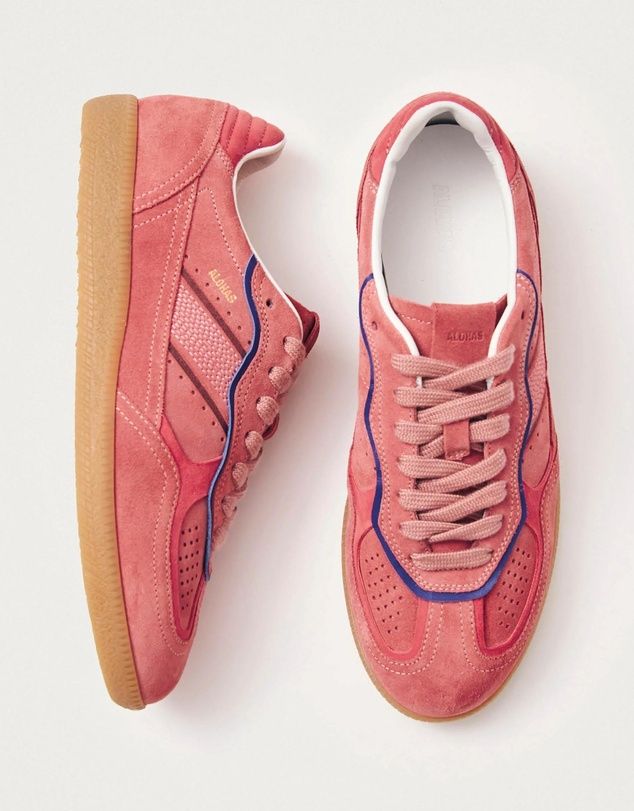 Tb.490 Rife Sea Pink Leather Sneakers