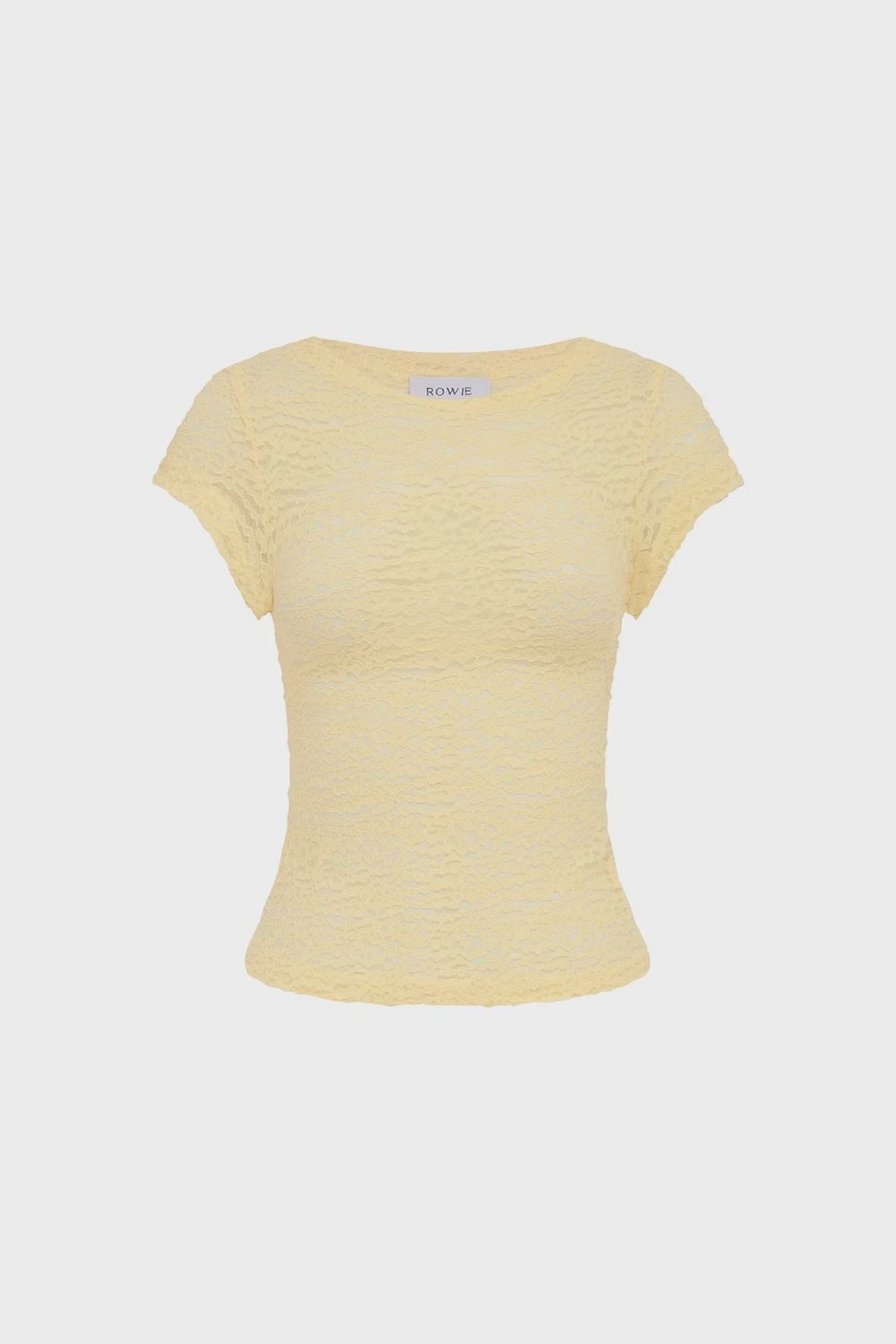 Galo Lace Tee - Lemon