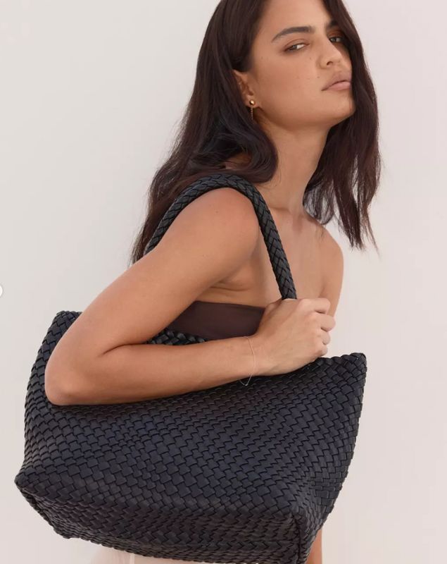 Woven Tote - Black