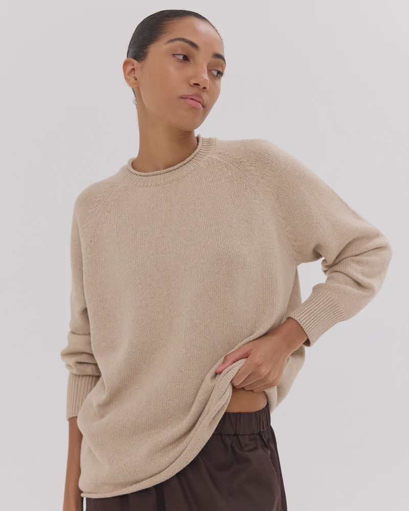 The Raglan Sweater - Dune
