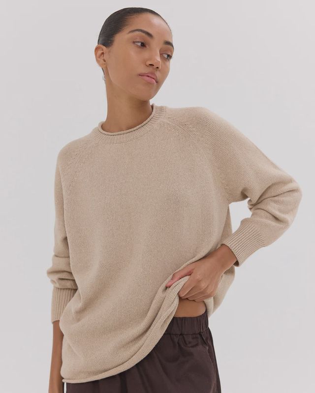 The Raglan Sweater - Dune