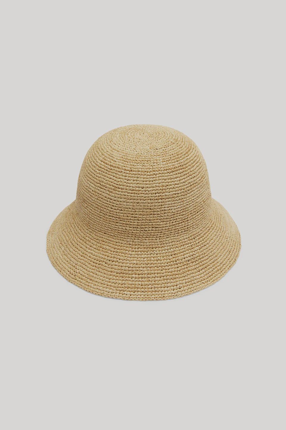 Raffia Bucket Hat - Natural