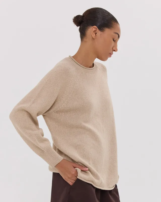 The Raglan Sweater - Dune