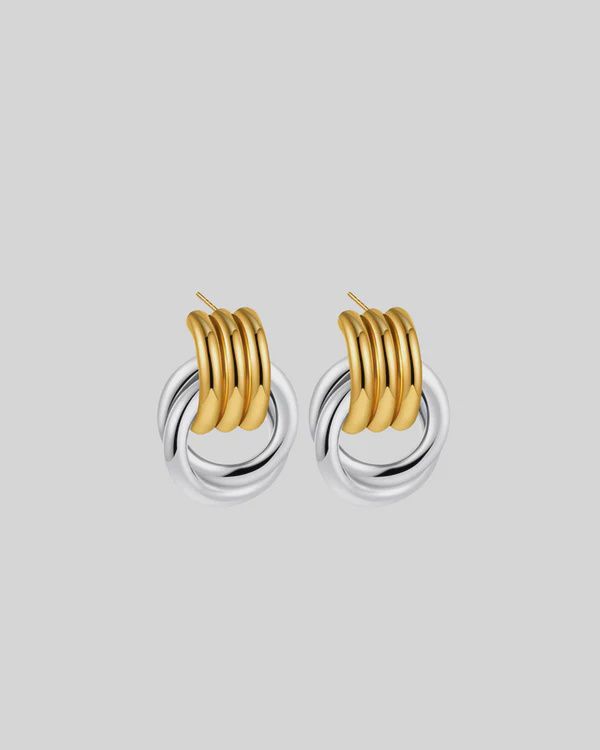 Millie Earrings - Mixed Metals