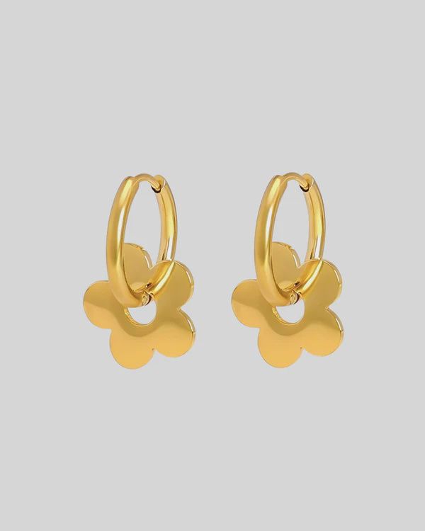 Daisy Earrings - Gold